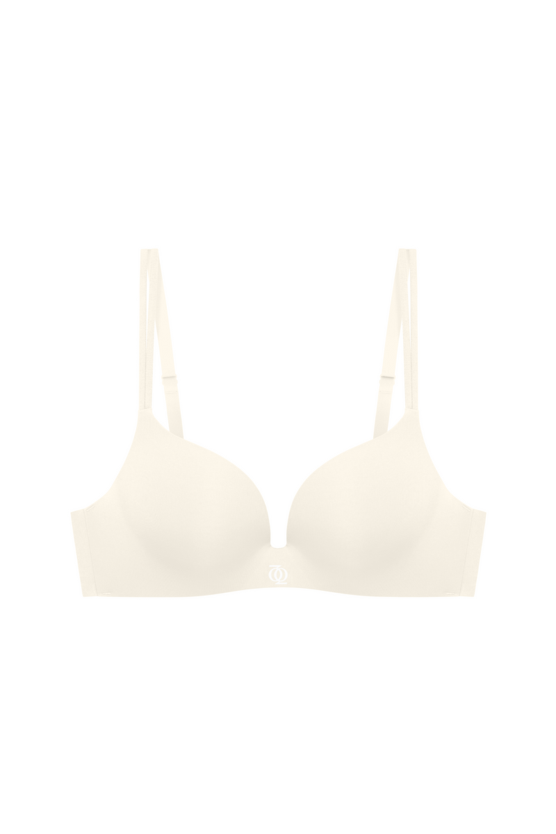 Second Skin Teardrop Push Up Bra Vanilla