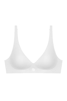 Second Skin Push Up Bralette Off White