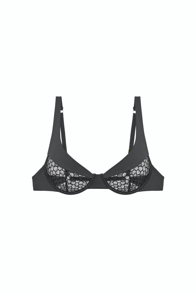 Pandora Plunge Bra Black
