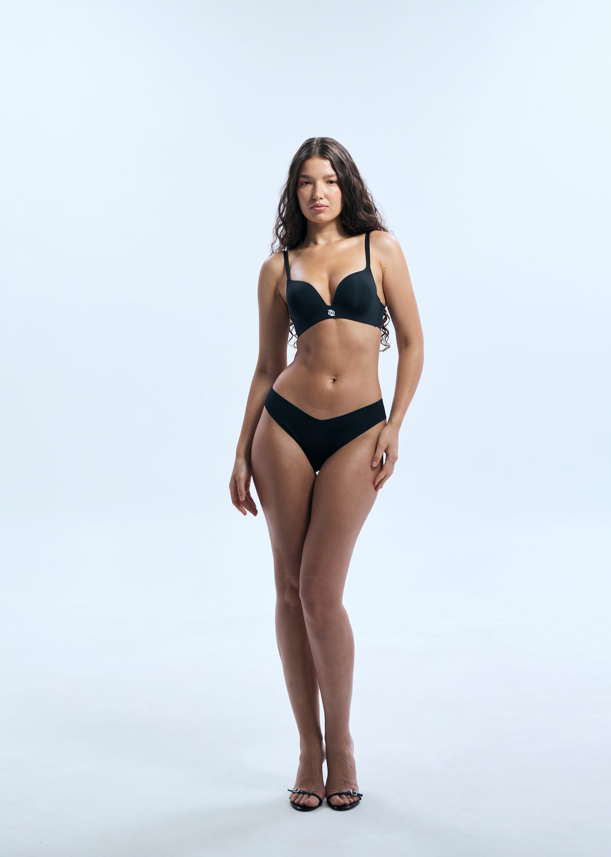 Second Skin Teardrop Bra Black