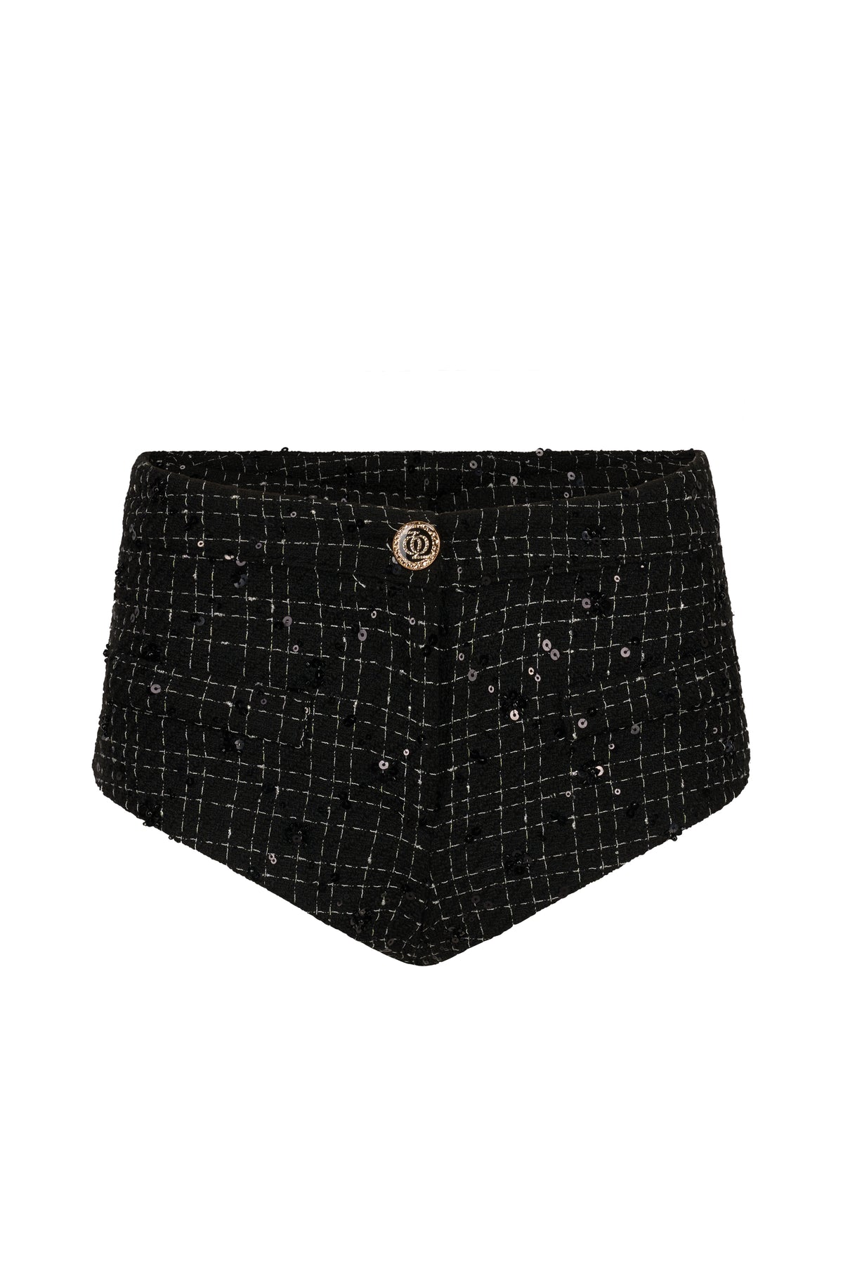 ASAP Tweed Shorts Black