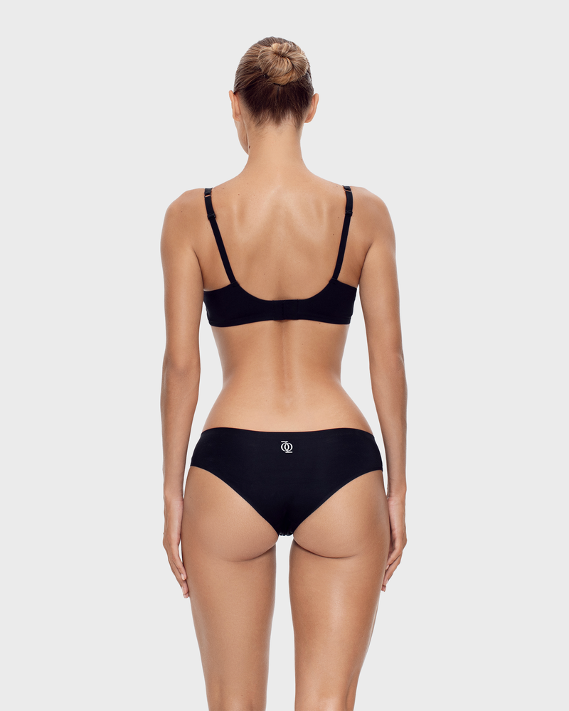 Second Skin Push Up Bralette Black QQ