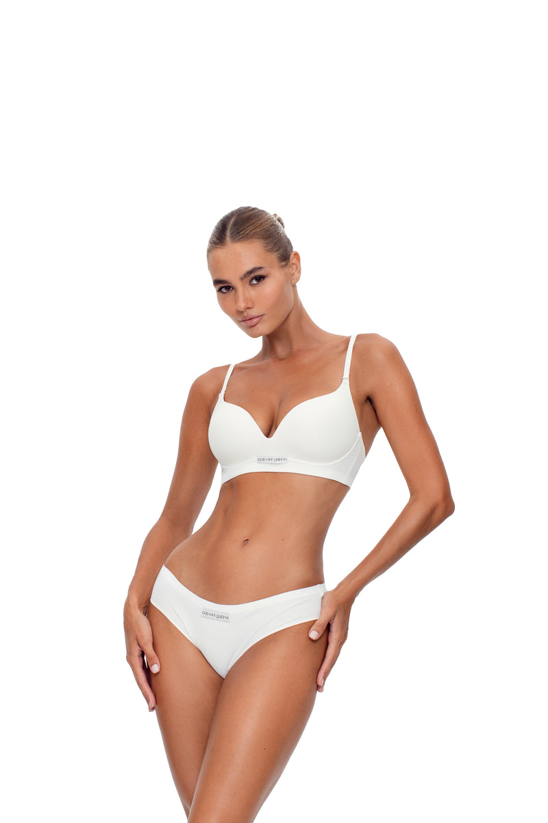 Second Skin Wire-Free Bra White