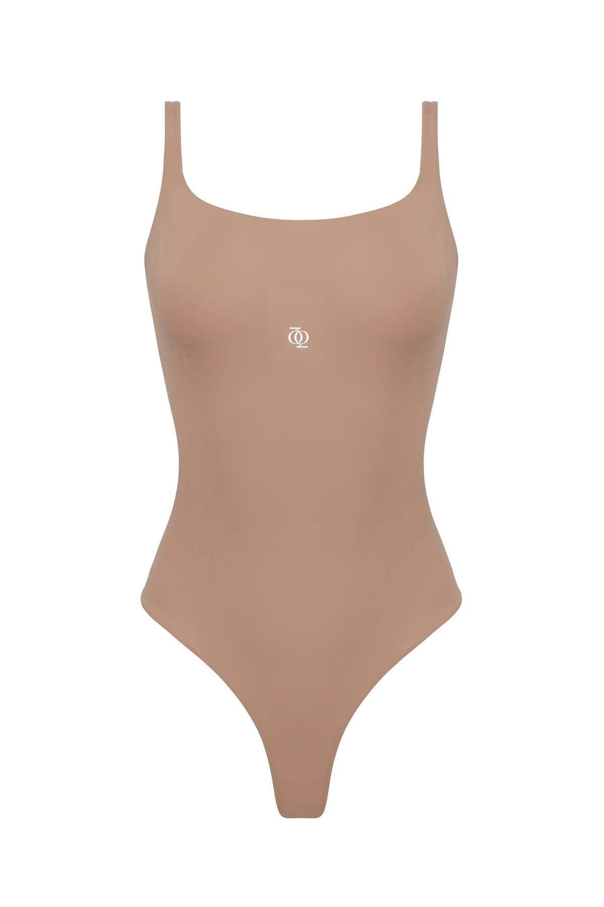 Second Skin Square-Neck Bodysuit Nude