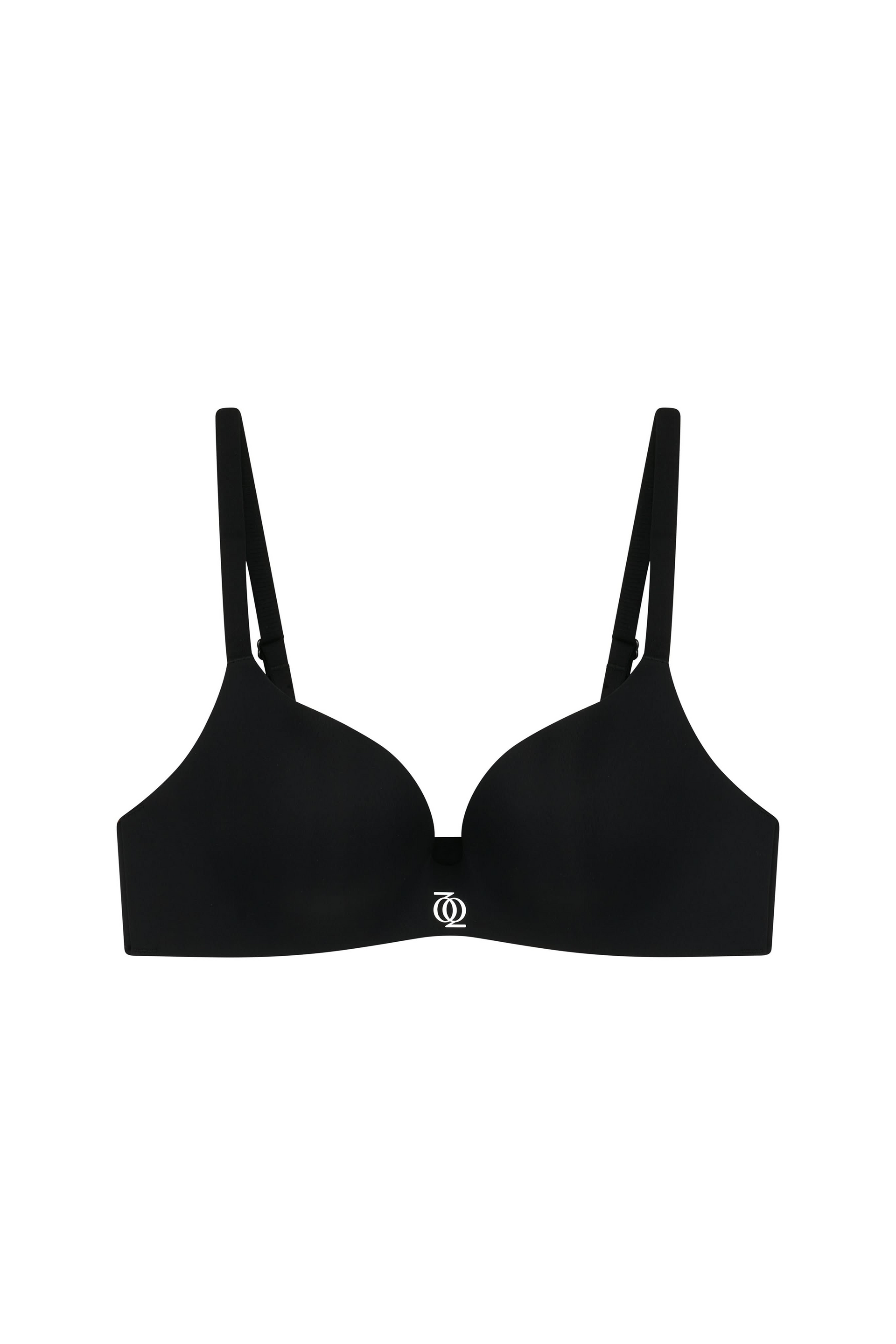 Second Skin Teardrop Bra Black