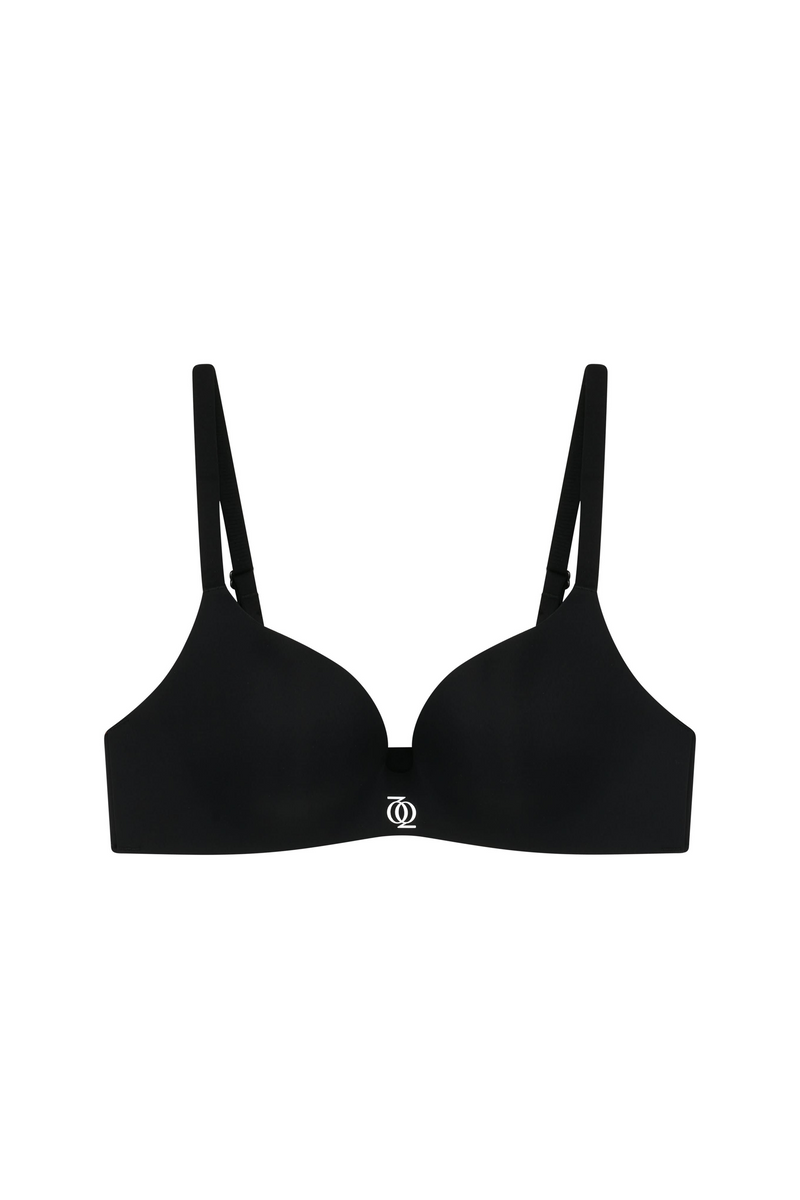 Second Skin Teardrop Bra Black