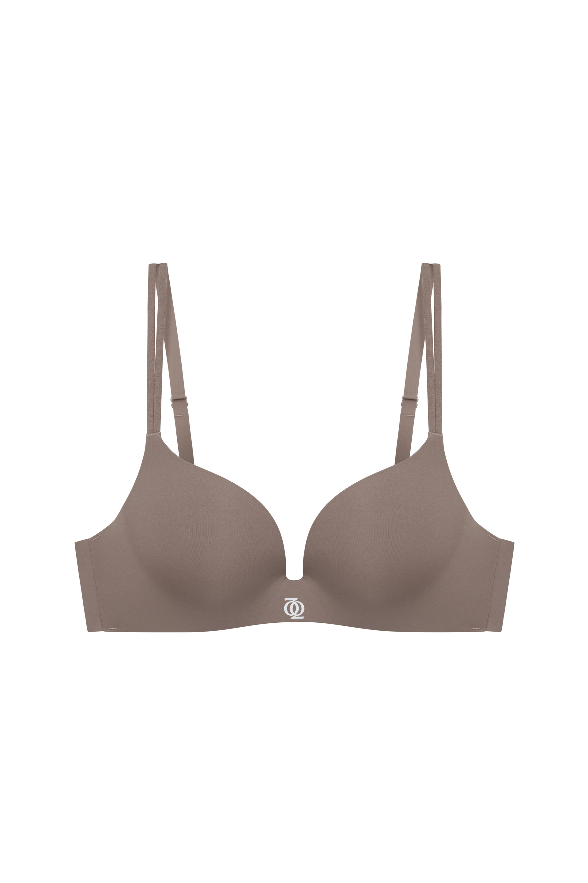 Second Skin Teardrop Push Up Bra Mushroom