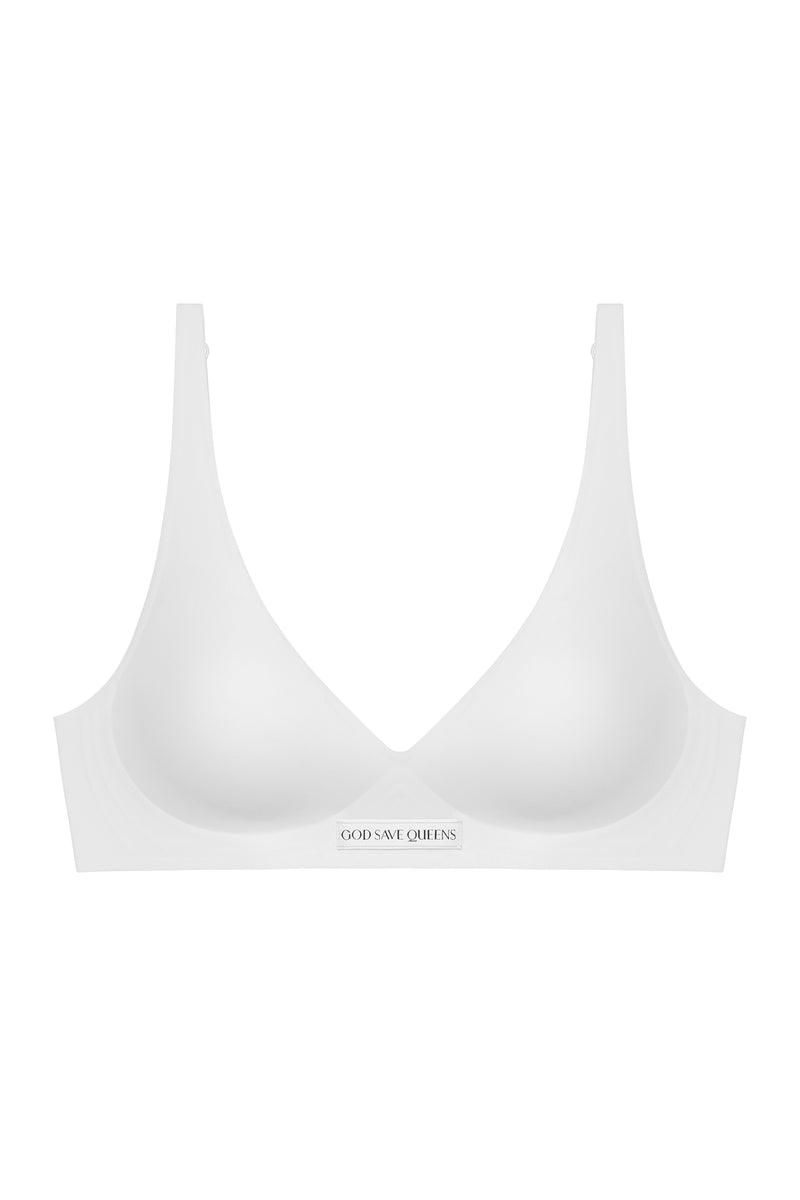 Second Skin Push Up Bralette Off White