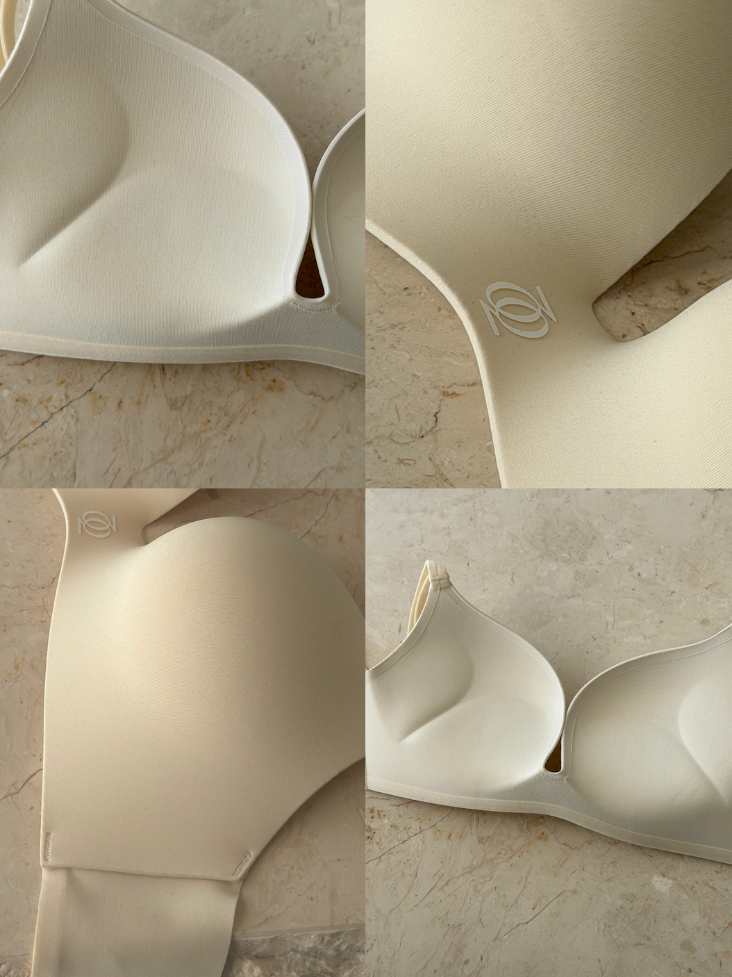 Soutien-gorge pigeonnant "Teardrop" seconde peau Vanilla