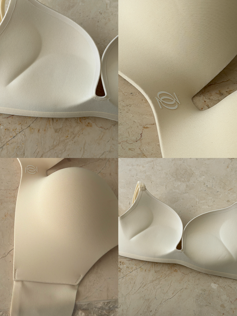 Soutien-gorge pigeonnant "Teardrop" seconde peau Vanilla